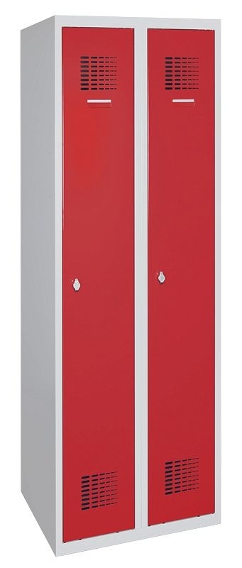 Šatní skříň 1800x600x500 mm, červené dveře