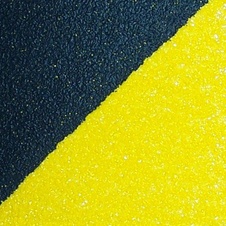 Protiskluzová páska s korundovými zrny, žlutá-černá, šířka 25mm
