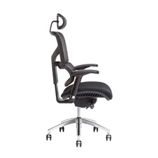 Kancelářská židle MEROPE s podhlavníkem, černá