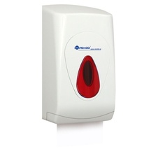 Zásobník na skládaný toaletní papír, merida top, červené okénko