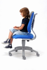 Dětská rostoucí školní židle - modrá