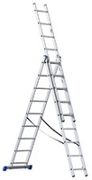 Hliníkové žebříky profi trojdílné víceúčelové