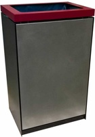 Venkovní kovové odpadkové koše a nádoby