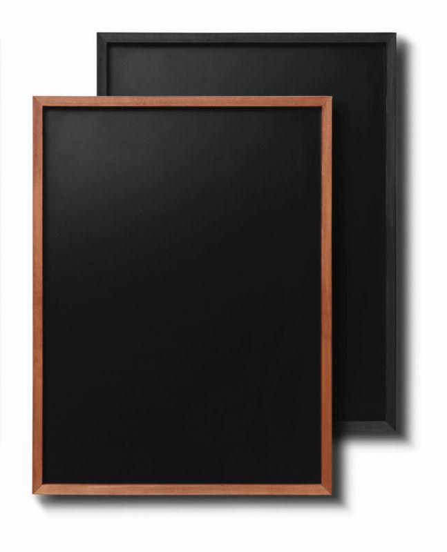 Dřevěný křídový rám CHBDBL70x90, černý hluboký profil