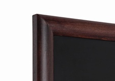 Dřevěný křídový rám CHBBR30x40 , tmavě hnědý oblý profil