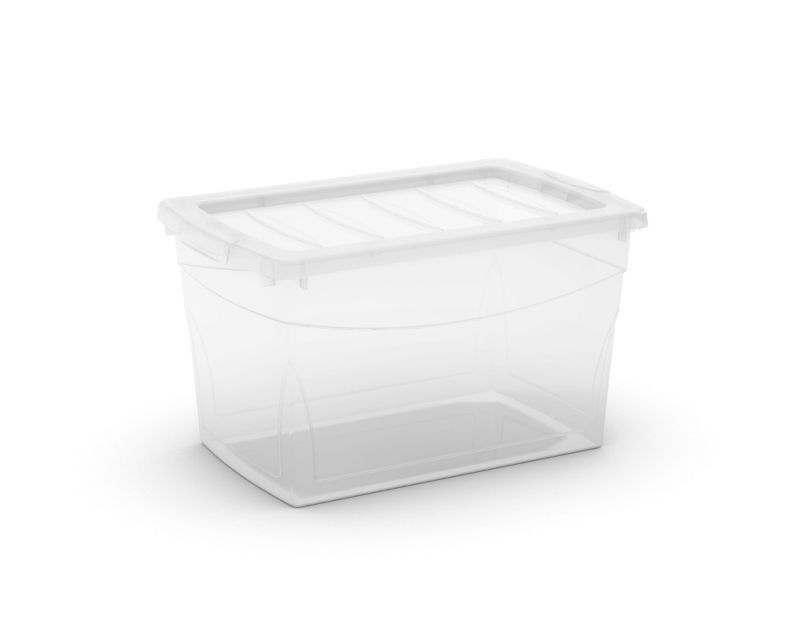 Plastová bedna Omni box S, transparentní