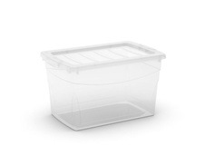Plastová bedna Omni box M, transparentní
