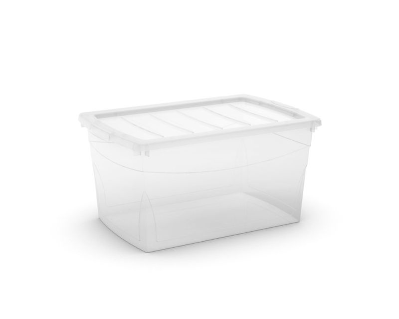 Plastová bedna Omni box L, transparentní