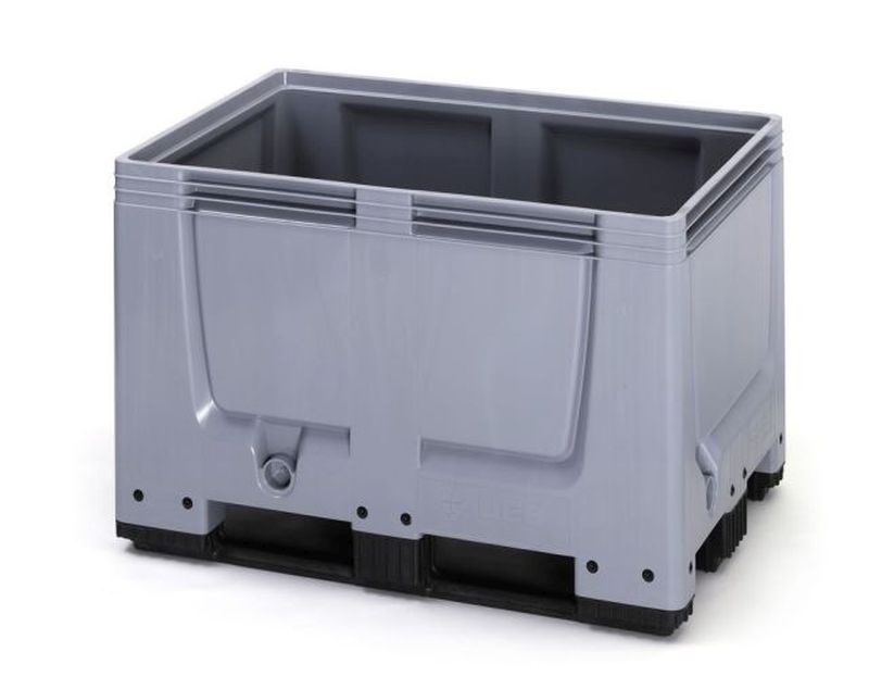 Paletový přepravní box plný BBG 1208 s lyžinami