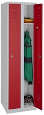 Šatní skříň 1800x500x500 mm, červené dveře