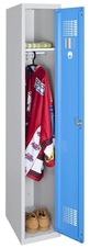 Šatní skříň 1800x300x500 mm, modré dveře