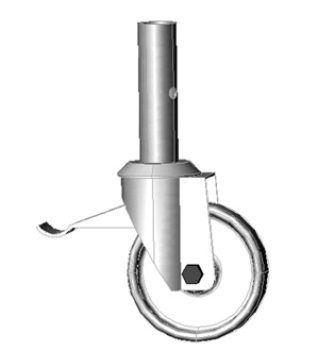Výškově stavitelné kolečko, průměr 150 mm