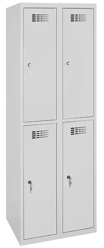 Šatní skříň1800x600x500 mm, 4 boxy, šedé dveře