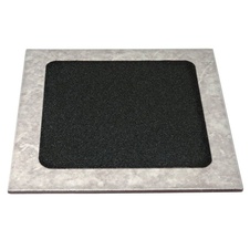 Protiskluzová dlaždice 240x240 mm, černá