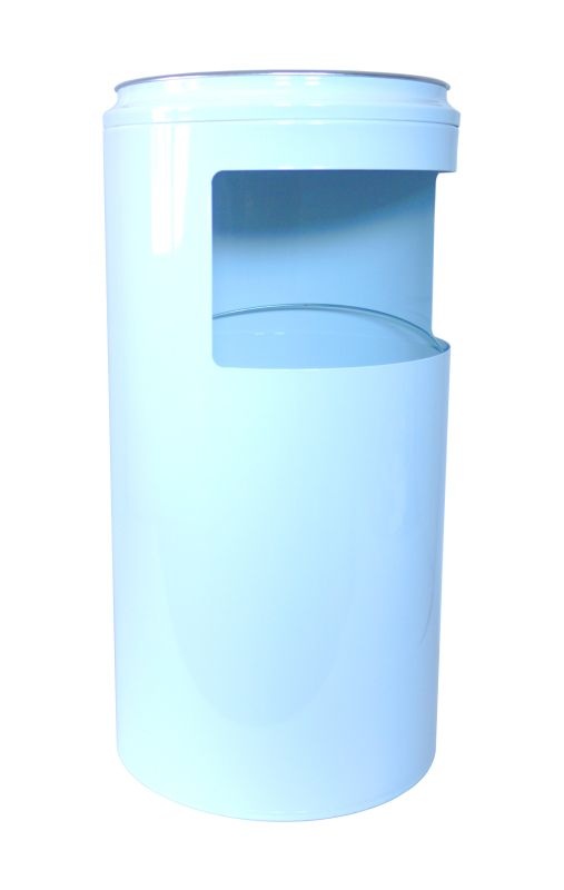 Odpadkový koš s popelníkem 20 L, bílý