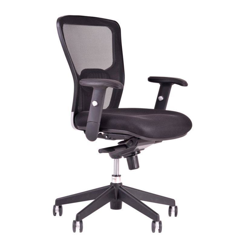 Kancelářská židle DIKE bez podhlavníku, černá