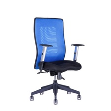 Kancelářská židle CALYPSO GRAND bez podhlavníku, šedá