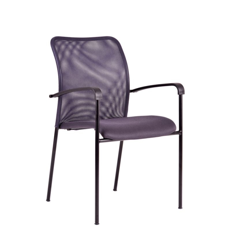 Jednací židle TRITON BLACK, antracit
