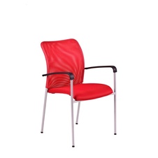 Jednací židle TRITON GREY, červená