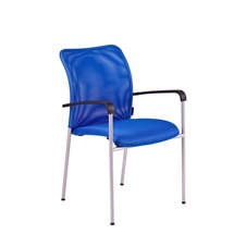 Jednací židle TRITON GREY, modrá