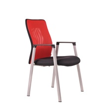 Jednací židle CALYPSO MT, červená