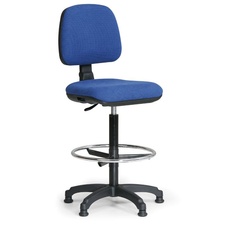 Kancelářská židle MILANO s opěrným kruhem, modrá