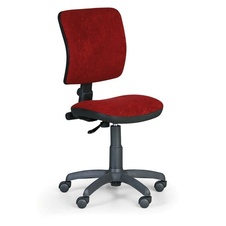 Kancelářská židle MILANO II bez područek, červená-bordó