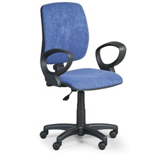 Kancelářská židle TORINO II s područkami , modrá