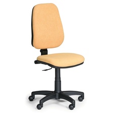 Kancelářská židle COMFORT bez područek, žlutá