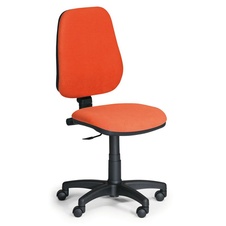 Kancelářská židle COMFORT bez područek, oranžová