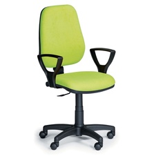 Kancelářská židle COMFORT s područkami, zelená