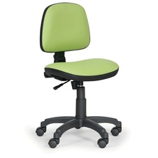 Pracovní židle MILANO bez područek, zelená koženka
