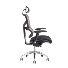 Kancelářská židle MEROPE s podhlavníkem, antracit