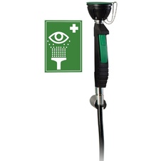 Ruční bezpečnostní oční sprcha 1H s flexibilní hadicí - stěnová