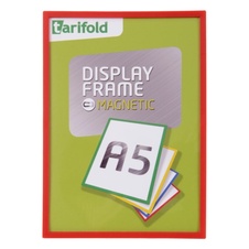Magnetický rámeček TARIFOLD Display Frame A5, červený