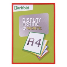Magnetický rámeček TARIFOLD Display Frame A4, červený