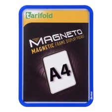 Magnetický rámeček TARIFOLD Magneto A4, modrý - 2 ks