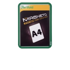 Magnetický rámeček TARIFOLD Magneto A4, zelený - 2 ks