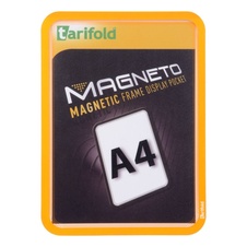 Magnetický rámeček TARIFOLD Magneto A4, oranžový - 2 ks
