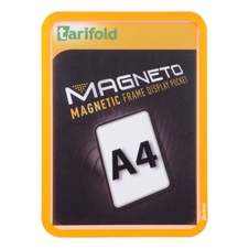Magnetický rámeček TARIFOLD Magneto A4, oranžový - 2 ks