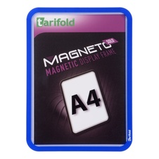 Magnetický rámeček TARIFOLD Magneto Solo A4, modrý - 2 ks