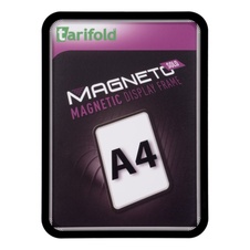 Magnetický rámeček TARIFOLD Magneto Solo A4, černý - 2 ks
