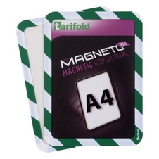 Bezpečnostní magnetický rámeček Magneto Solo A4, zeleno-bílý - 2 ks