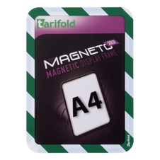 Bezpečnostní magnetický rámeček Magneto Solo A4, zeleno-bílý - 2 ks