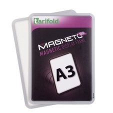 Magnetický rámeček TARIFOLD Magneto Solo A3, stříbrný - 2 ks