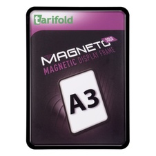 Magnetický rámeček TARIFOLD Magneto Solo A3, černý - 2 ks