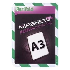 Bezpečnostní magnetický rámeček Magneto Solo A3, zeleno-bílý - 2 ks