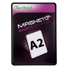 Magnetický rámeček TARIFOLD Magneto Solo A2, černý - 2 ks
