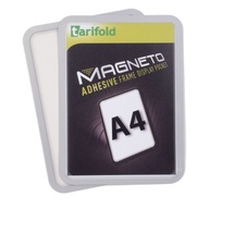 Samolepicí rámeček TARIFOLD Magneto A4, stříbrný 2 ks