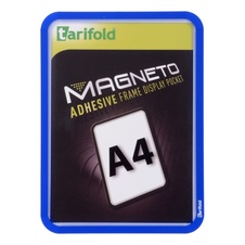 Samolepicí rámeček TARIFOLD Magneto A4, modrý 2 ks